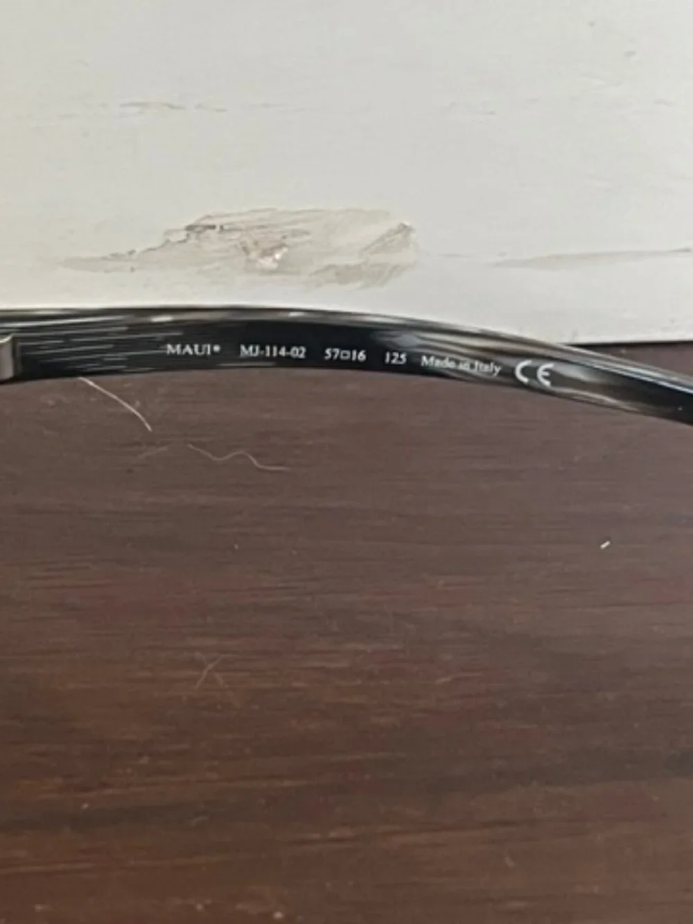 Maui Jim MJ-114-02 Sunglasses Gray Frame, 57-16-125, Made In Italy